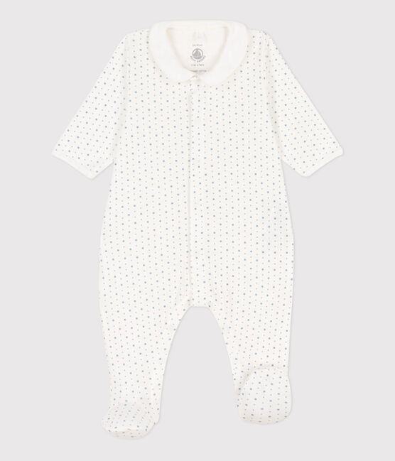 Starry Cotton Sleepsuit MARSHMALLOW /ENNEIGE