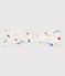Baby girls' hairband in floral-print poplin MARSHMALLOW white/MULTICO white