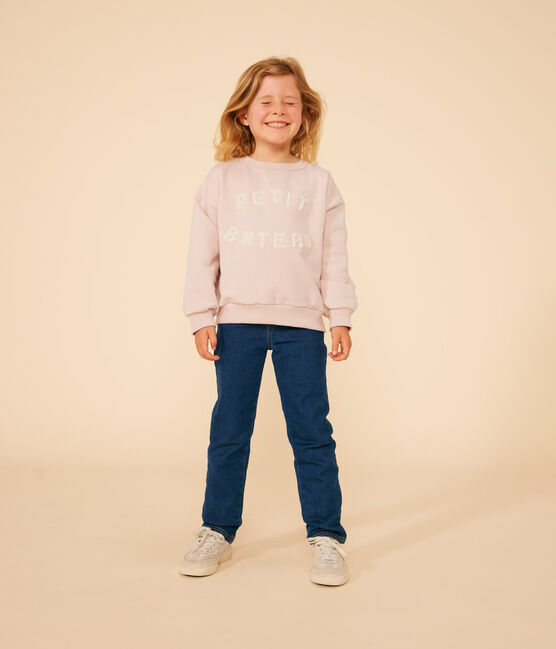  Girls' Fleece Sweatshirt SALINE pink