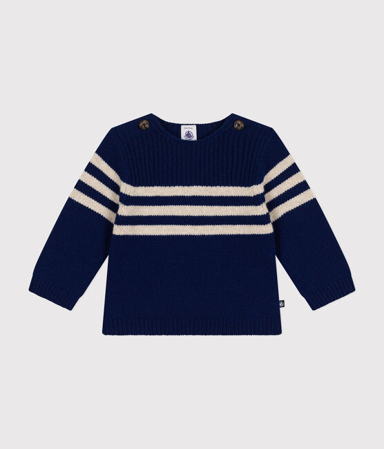 Jumper containing wool MEDIEVAL blue/AVALANCHE