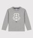 Tee-shirt manches longues en coton enfant garçon
