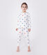 Children's long-sleeved heart print cotton pyjamas