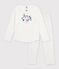 Children's Paris motif cotton pyjamas blue/blue