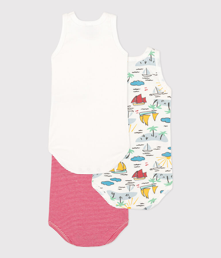 Explorer Themed Cotton Explorer Vest Bodysuits - 3-Pack variante 1