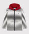 Unisex Children's Cotton Hoodie MARSHMALLOW white/SMOKING blue