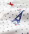 Baby Girls' Paris Cotton Sleepsuit MARSHMALLOW white/MEDIEVAL blue