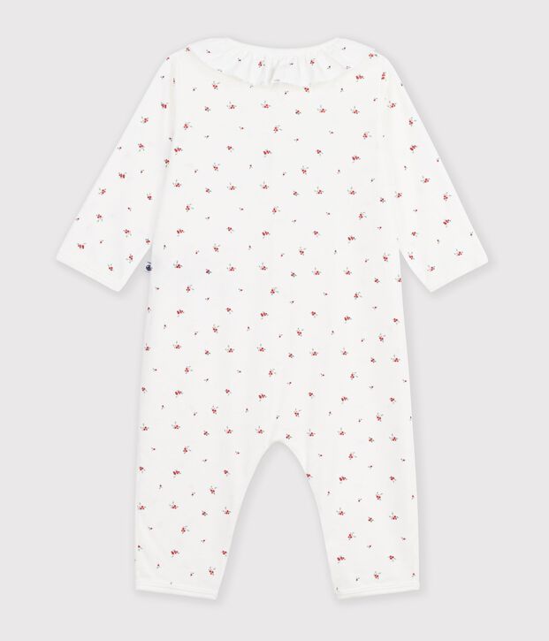 Pyjama b&eacute;b&eacute; en coton sans pieds imprim&eacute; white/multicolor