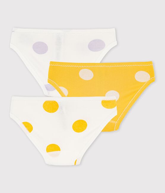 Girls' Spotted Cotton Briefs - 3-Pack variante 1