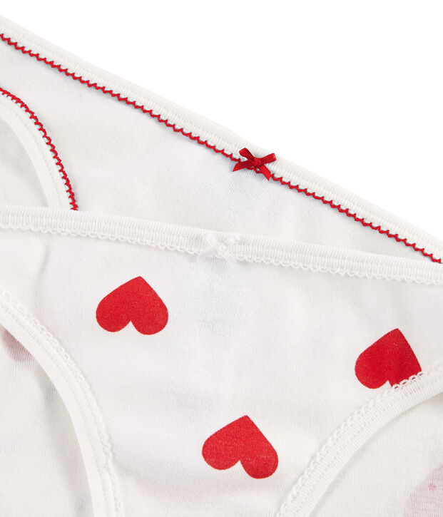 Women's heart briefs - Set of 2 multicolor