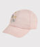 Girls' Embroidered Cap MINOIS pink