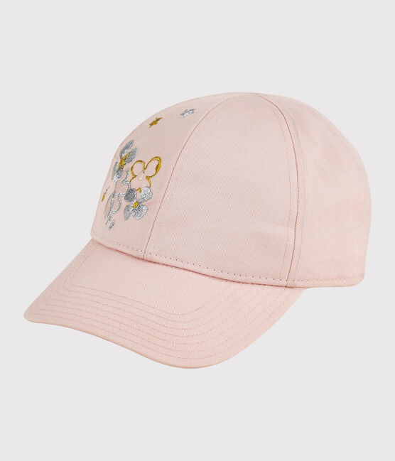 Girls' Embroidered Cap MINOIS pink