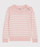 Girls' Wool/Cotton Jumper MINOIS pink/MARSHMALLOW white