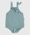 Babies' rompers knitted in a pretty pattern and with straps PAUL green