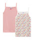 Girls' Strappy Tops - 2-Piece Set
