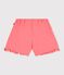 Children's plain cotton shorts pink