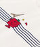 Babies' cotton Mr. Men and Little Miss T-shirt MARSHMALLOW white