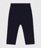 Babies' fleece trousers SMOKING blue