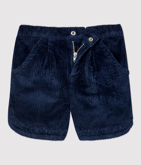 Girls' Corduroy Shorts SMOKING blue