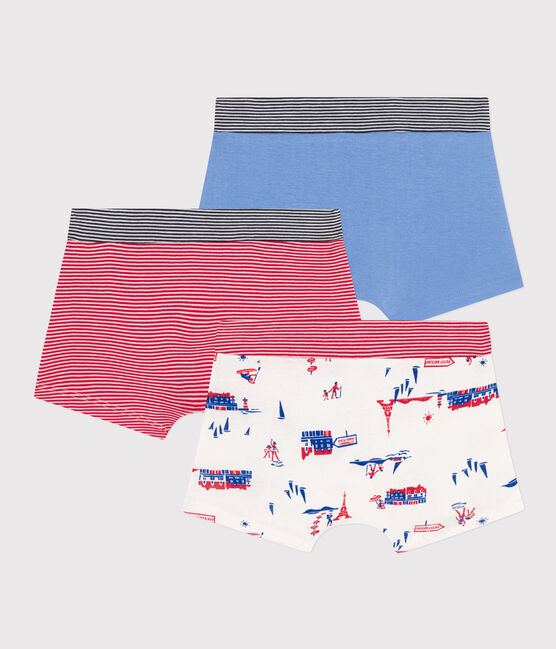 Boys' Paris Themed Cotton Boxer Shorts - 3-Pack variante 1