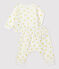 Babies' Organic Sun Print Tube Knit Clothing - 2-Piece Set MARSHMALLOW white/ORGE