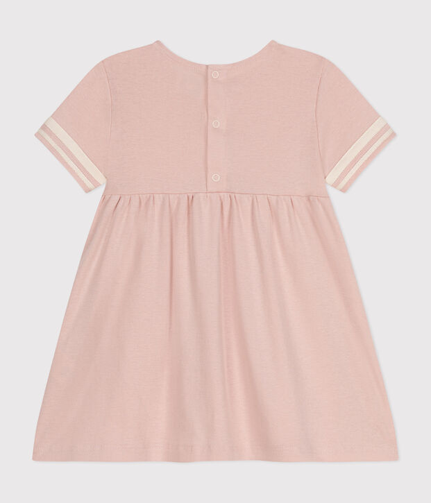 Babies' Organic Cotton Sailor Dress pink