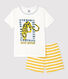 Boys' Panther Motif Cotton Short Pyjamas