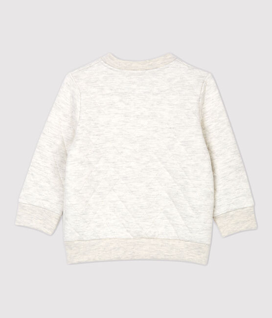 Babies' Quilted Cardigan MONTELIMAR CHINE beige