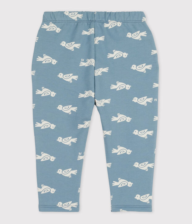 Babies' Print Fleece Trousers blue/white
