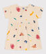 Babies' Patterned Jersey Short-Sleeved Dress