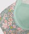 Children's cap in twill printed with flowers SPRAY /MULTICO