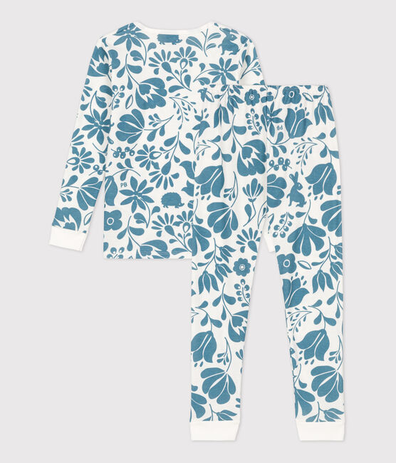Floral Cotton Snugfit Pyjamas MARSHMALLOW white/ROVER