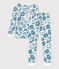 Floral Cotton Snugfit Pyjamas MARSHMALLOW white/ROVER