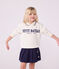 Children's printed cotton sweatshirt MILK Ecru