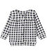 Baby girl's gingham cardigan