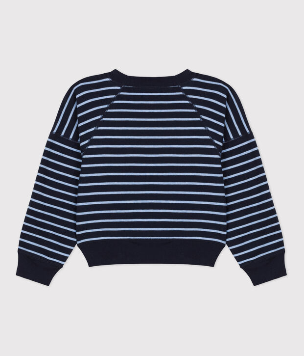 Children's Unisex Cotton Sweatshirt blue/blue