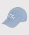 Children's Petit Bateau cap in light-coloured denim BLEU CLAIR blue