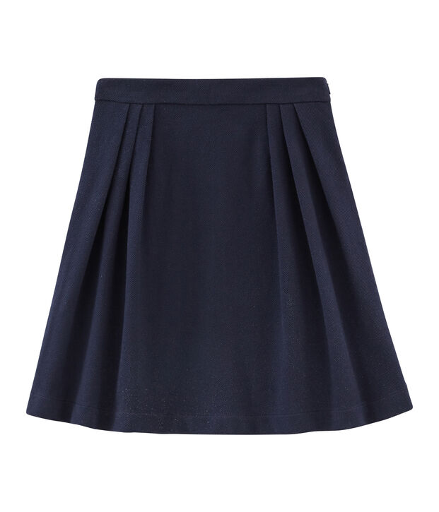 Women's flared skirt blue