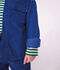 Children's plain corduroy shirt blue