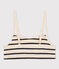 Women's Non-Wired Bra AVALANCHE white/SMOKING blue