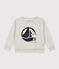 Children's Unisex Fleece Sweatshirt BELUGA CHINE grey