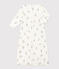 Cotton Jumpsuit/Sleeping Bag MARSHMALLOW white/GRIS grey