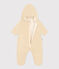 Babies' Hooded Sherpa Snowsuit AVALANCHE Ecru