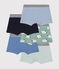 Children's sheep-patterned cotton boxers - 5-pack variante 1