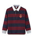 Boy's striped long sleeved rugby shirt