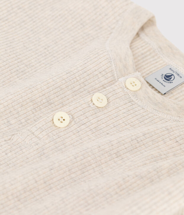 Boys' Cotton T-Shirt MONTELIMAR CHINE