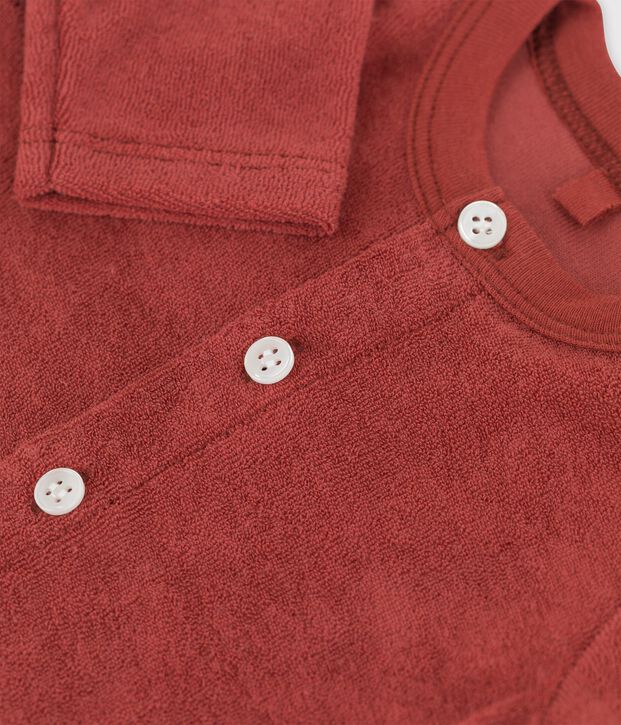 Babies' Terry Cardigan brown