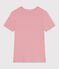 Women's Iconic Cocotte stitch cotton T-Shirt CHARME pink