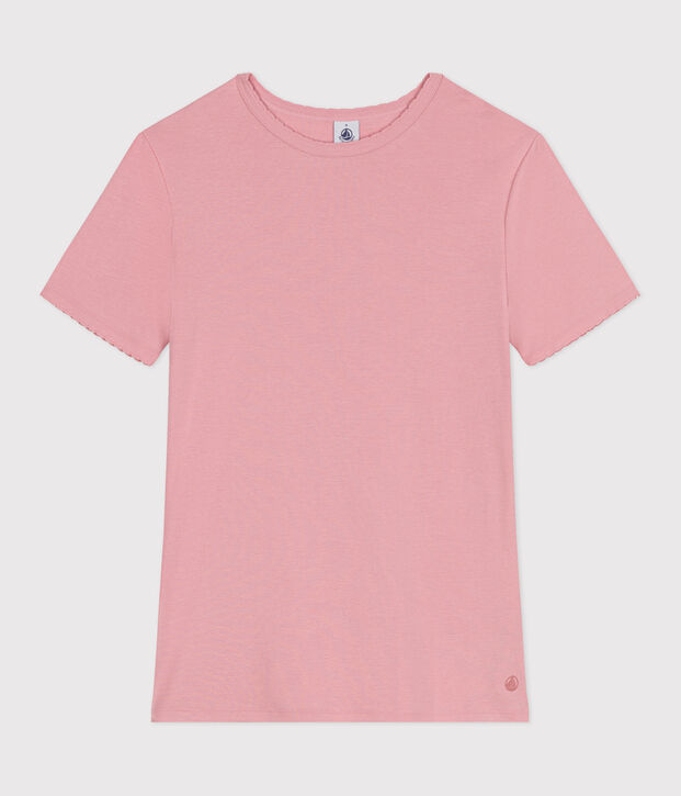 Women's Iconic Cocotte stitch cotton T-Shirt pink
