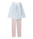 Girl's little flower print pyjamas