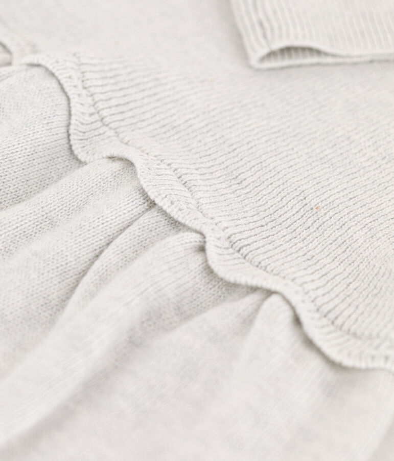 Babies' Wool/Cotton Dress beige